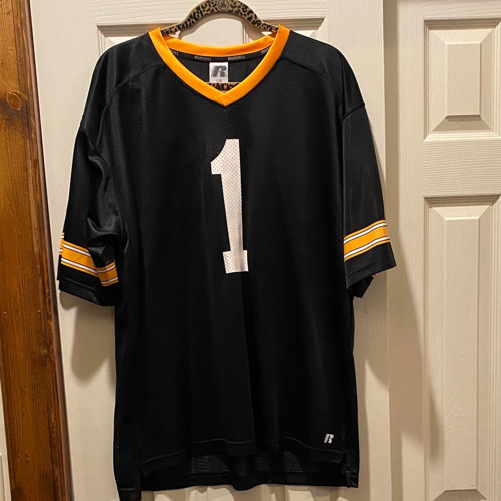 NWT Iowa Hawkeye Black and Gold Men's Jersey